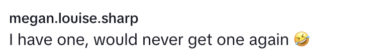 TikTok comment